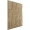 Ekena Millwork 19 5/8in. W x 19 5/8in. H Staggered Brick EnduraWall Decorative 3D Wall Panel Covers 2.67 Sq. Ft. WP20X20SBECE - alternate 2